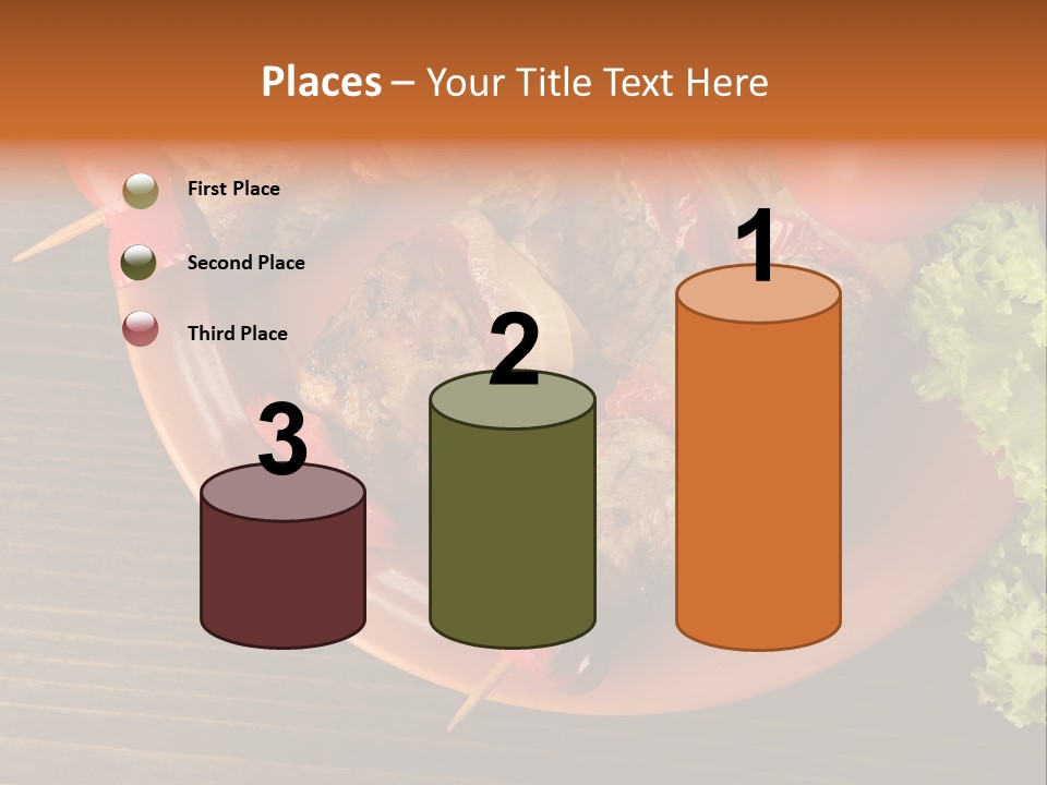 Tasty Skewers Pepper PowerPoint Template