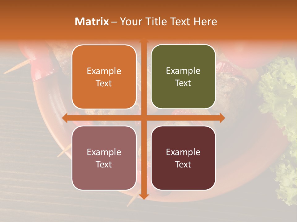 Tasty Skewers Pepper PowerPoint Template