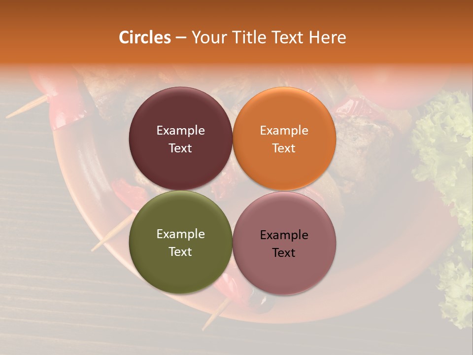 Tasty Skewers Pepper PowerPoint Template