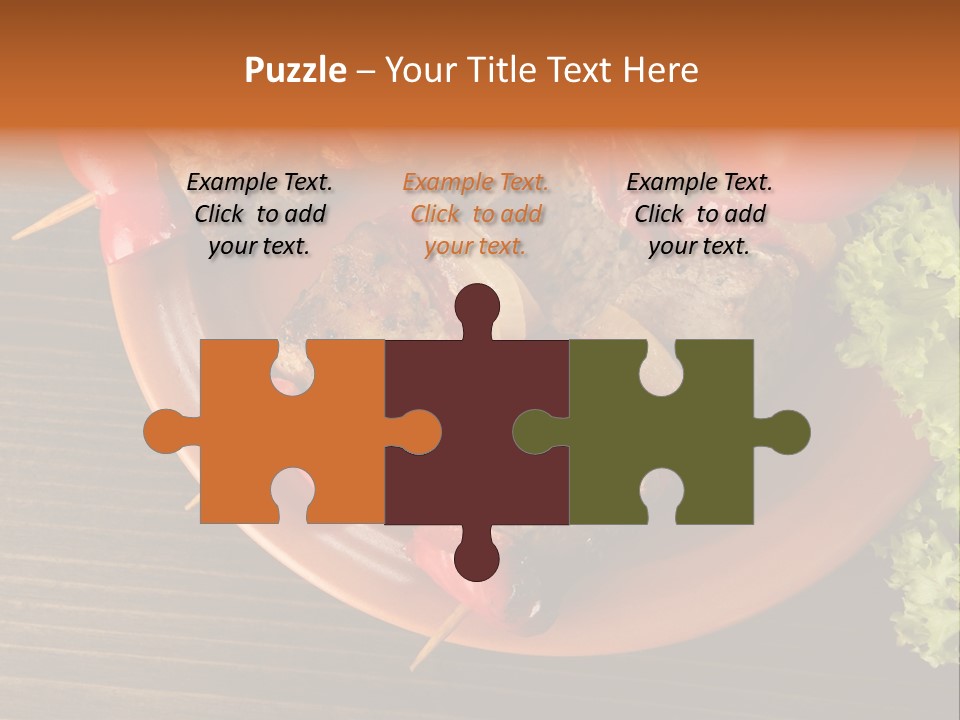 Tasty Skewers Pepper PowerPoint Template