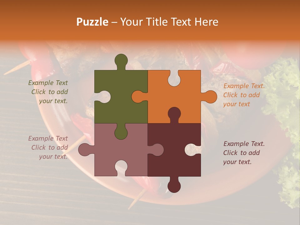 Tasty Skewers Pepper PowerPoint Template