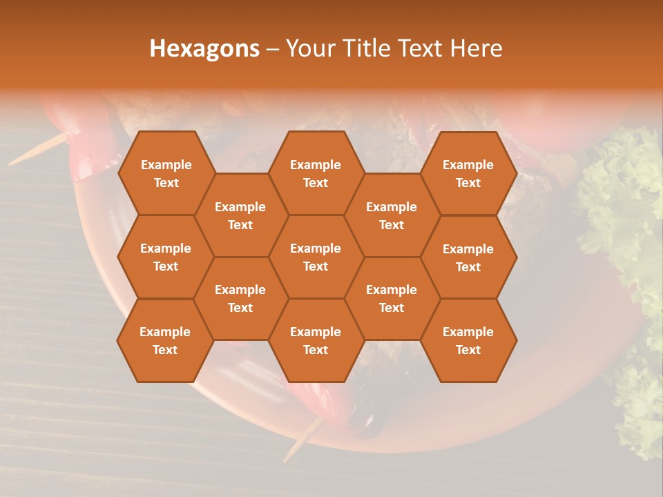 Tasty Skewers Pepper PowerPoint Template