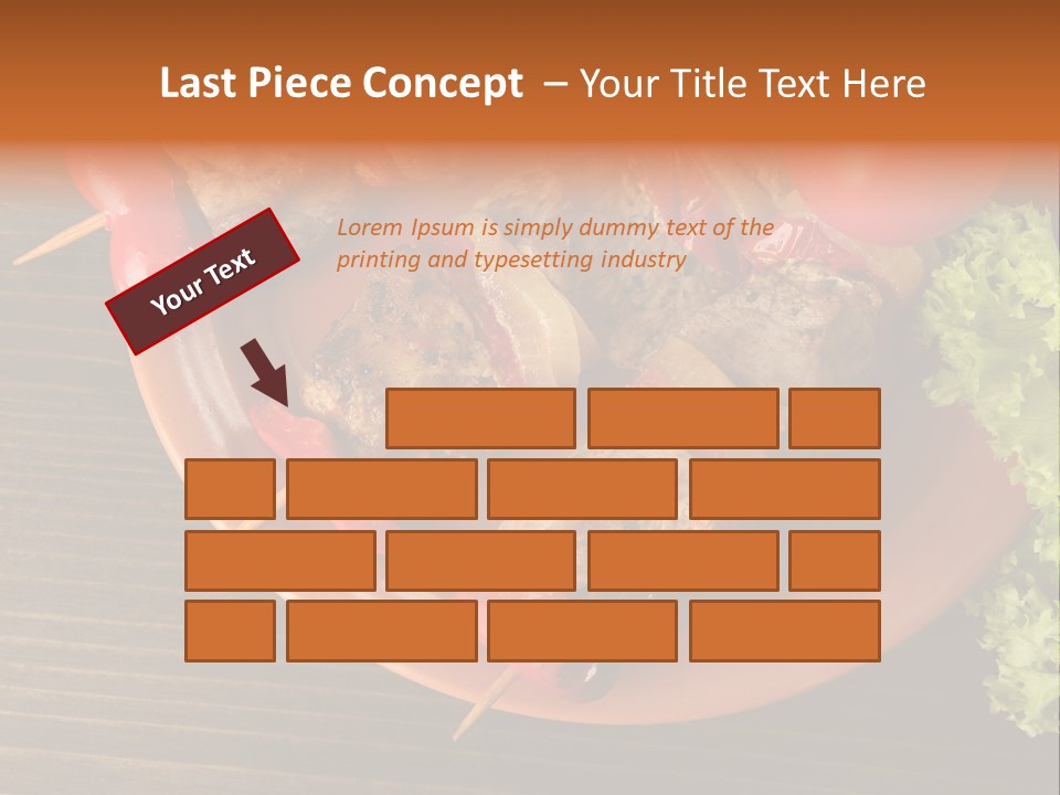 Tasty Skewers Pepper PowerPoint Template