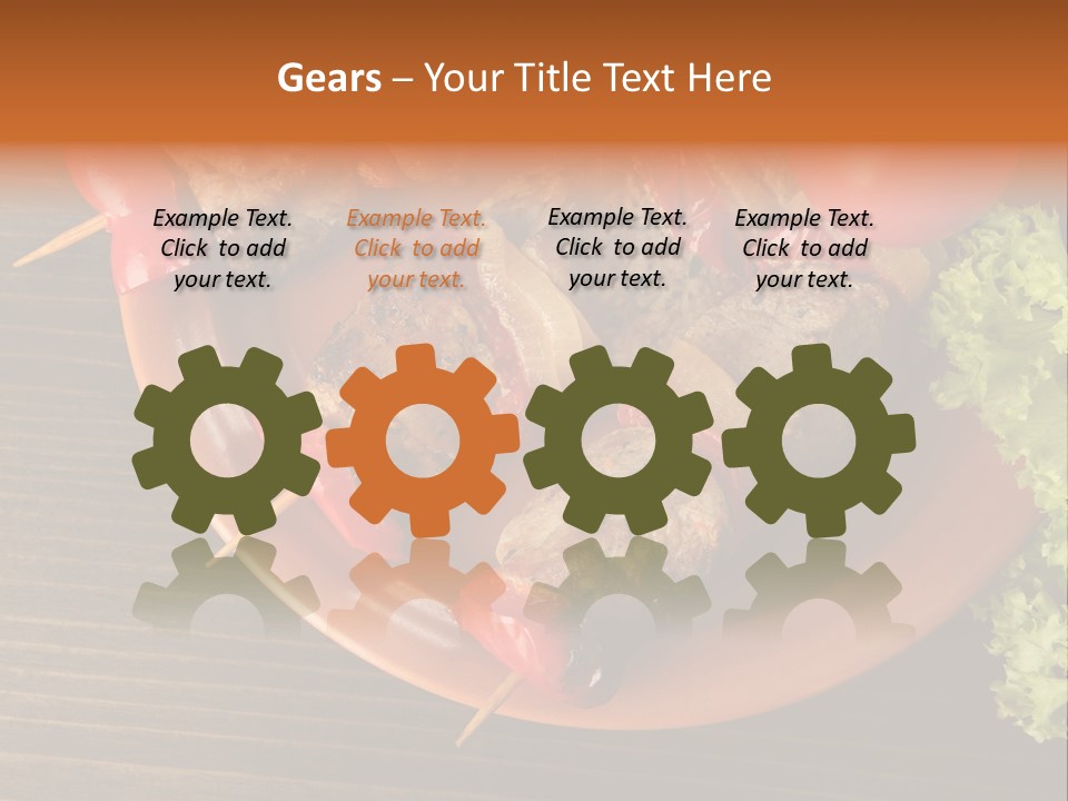 Tasty Skewers Pepper PowerPoint Template