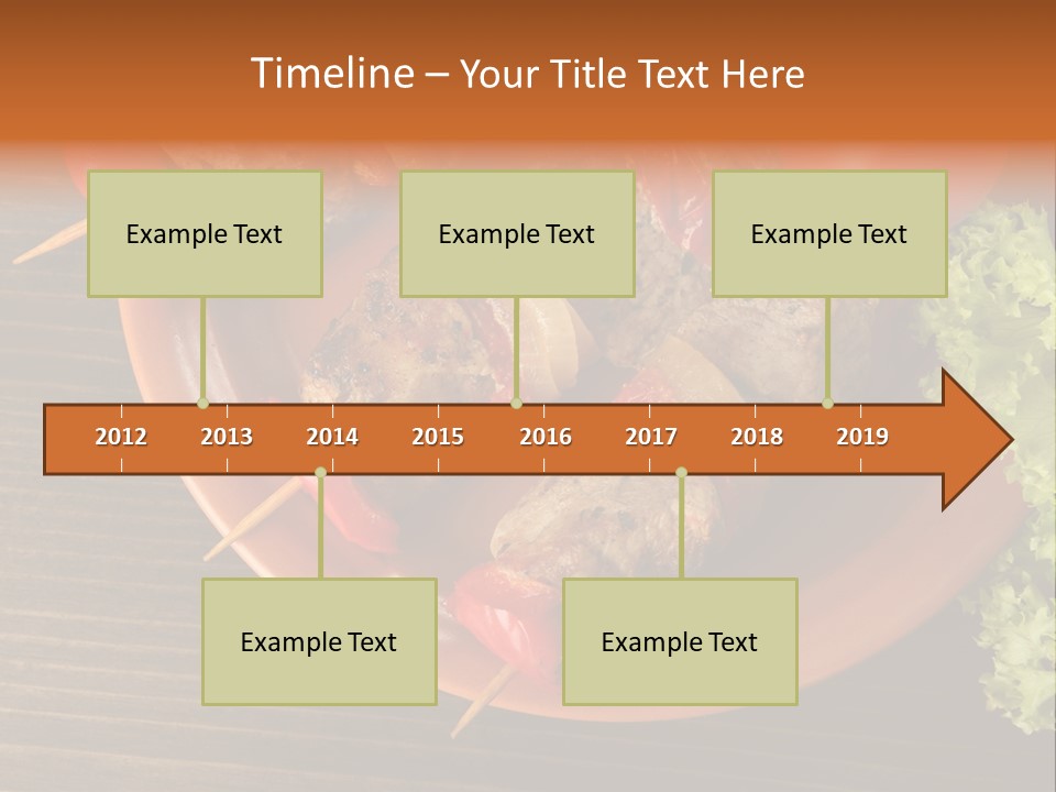Tasty Skewers Pepper PowerPoint Template