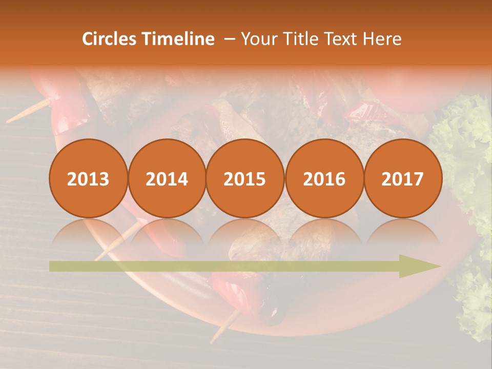 Tasty Skewers Pepper PowerPoint Template