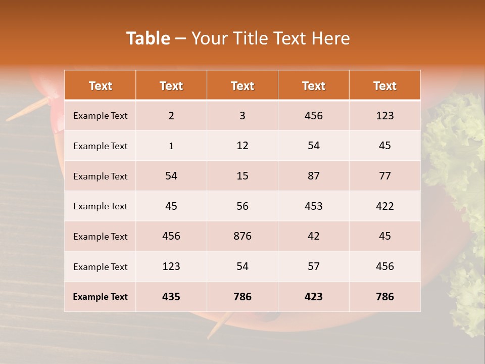 Tasty Skewers Pepper PowerPoint Template