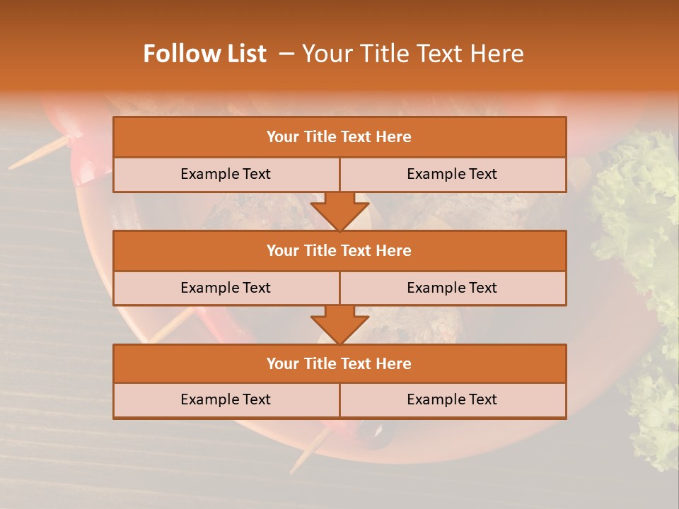 Tasty Skewers Pepper PowerPoint Template