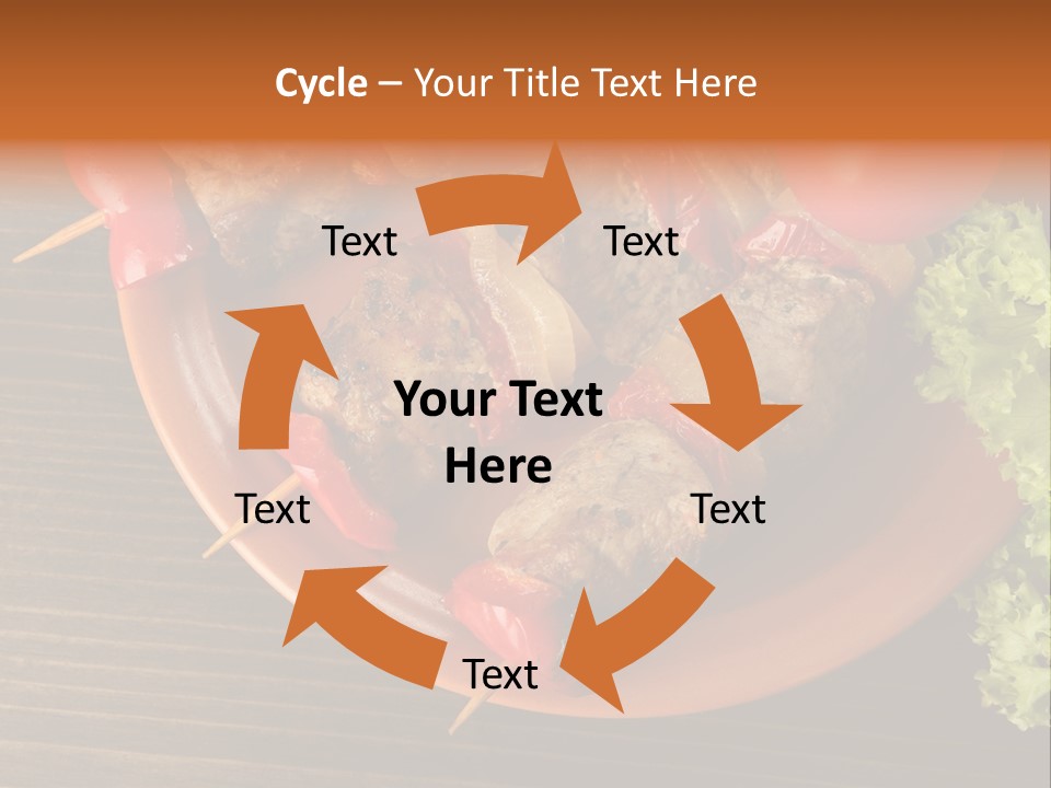 Tasty Skewers Pepper PowerPoint Template