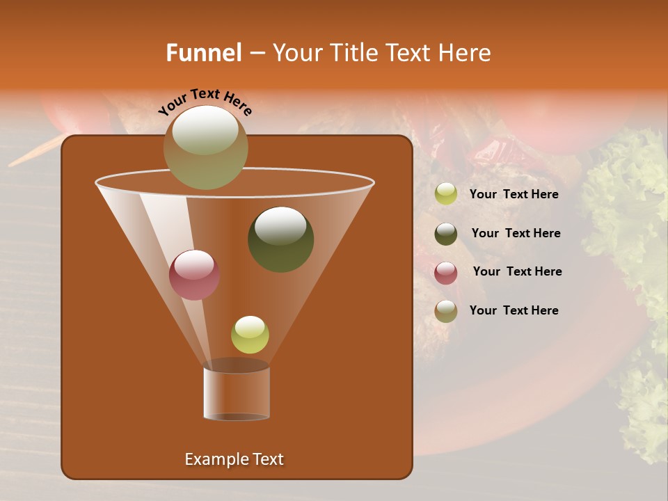 Tasty Skewers Pepper PowerPoint Template