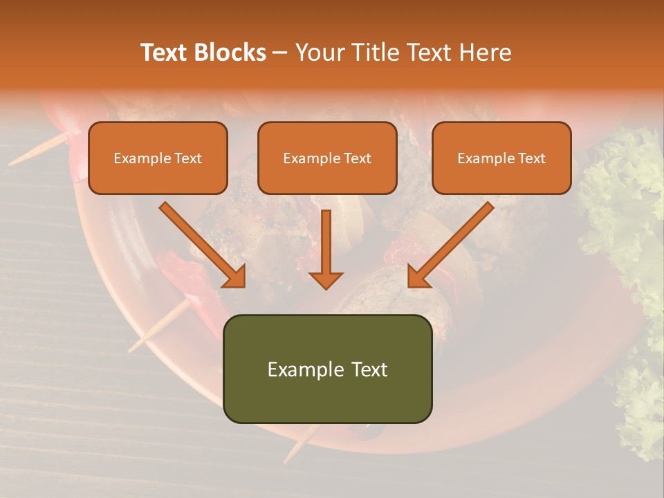Tasty Skewers Pepper PowerPoint Template