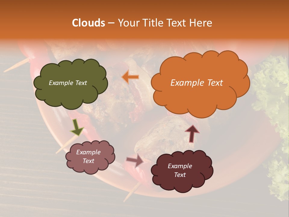 Tasty Skewers Pepper PowerPoint Template