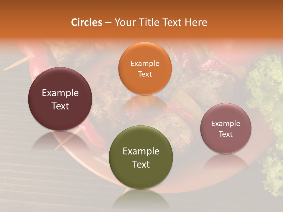 Tasty Skewers Pepper PowerPoint Template