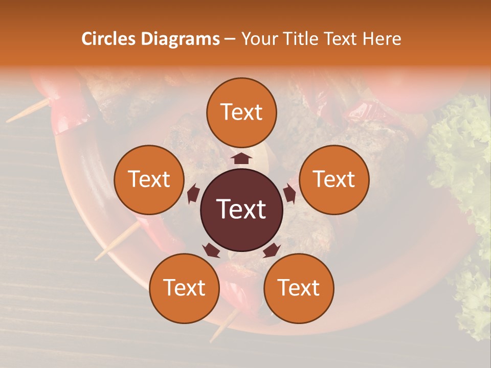 Tasty Skewers Pepper PowerPoint Template