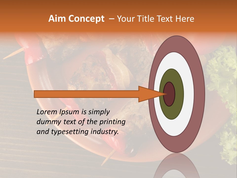 Tasty Skewers Pepper PowerPoint Template