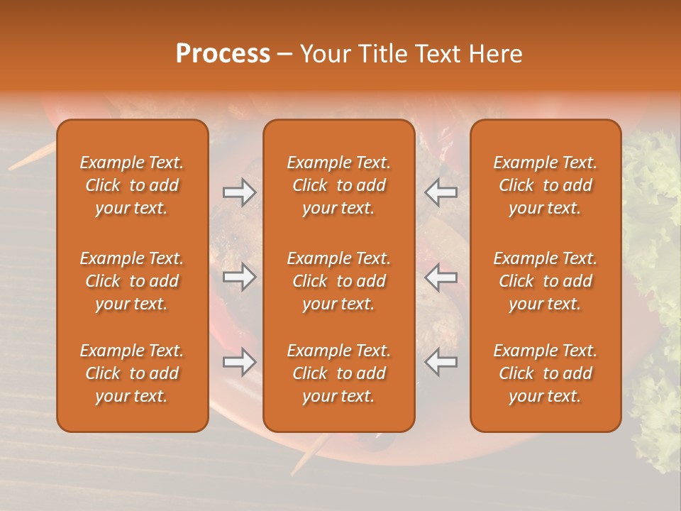 Tasty Skewers Pepper PowerPoint Template