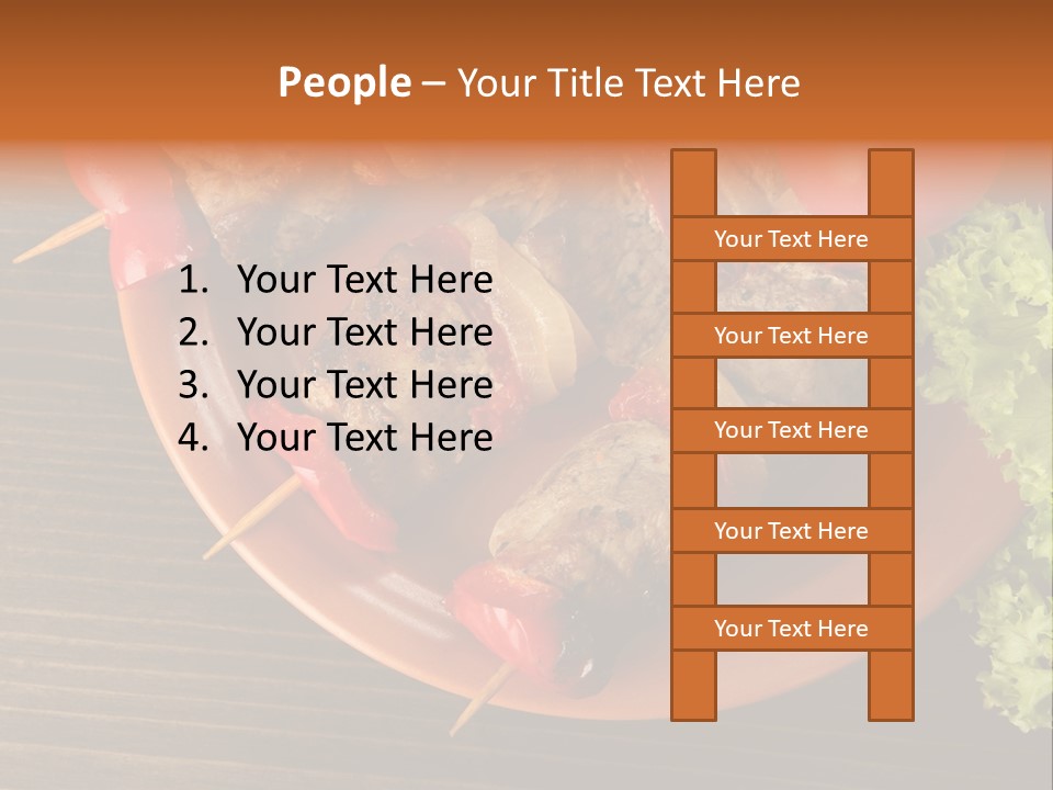 Tasty Skewers Pepper PowerPoint Template