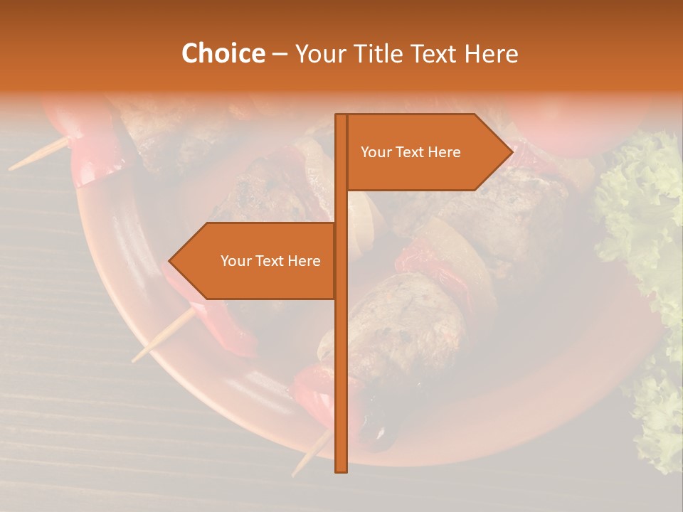 Tasty Skewers Pepper PowerPoint Template