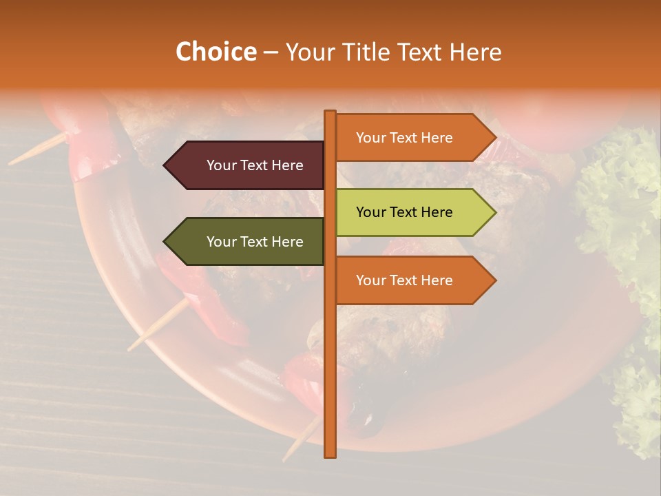 Tasty Skewers Pepper PowerPoint Template