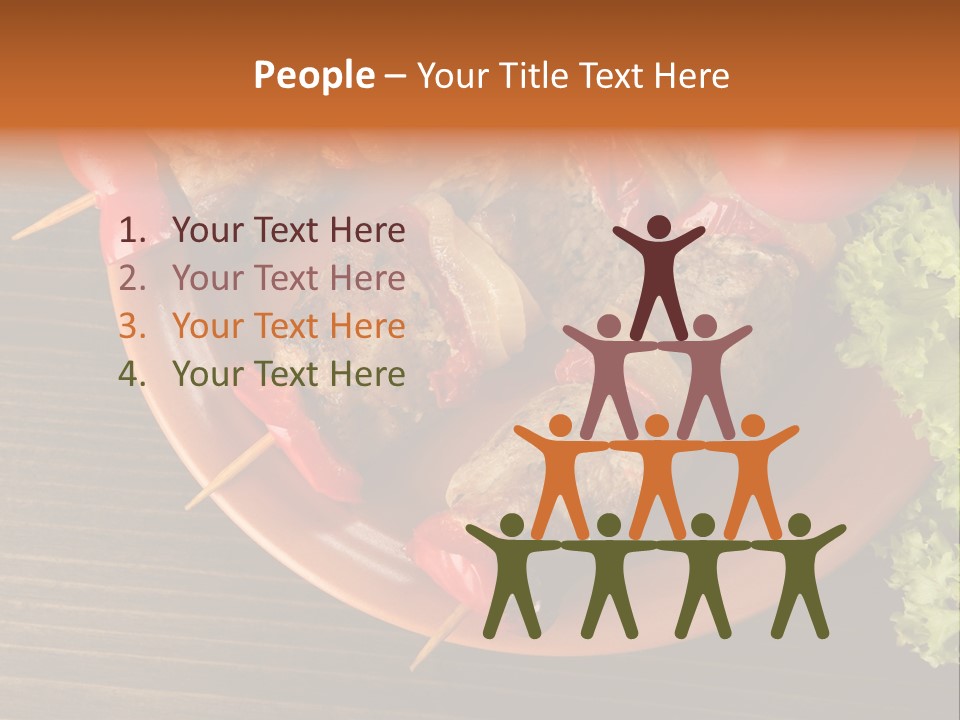 Tasty Skewers Pepper PowerPoint Template