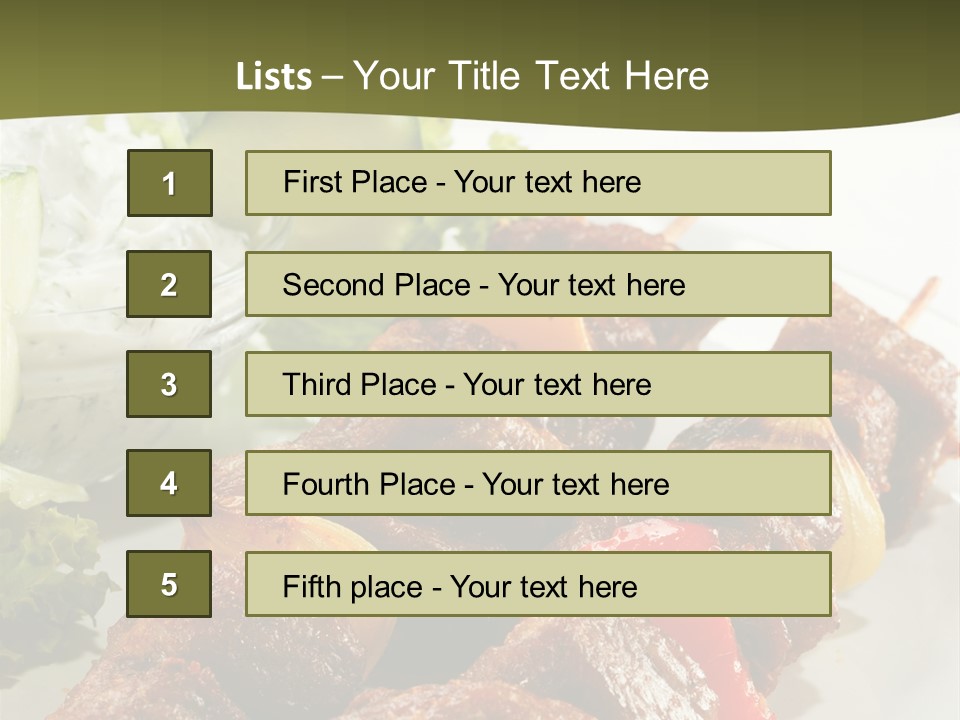 Dressing Tomato Tomatoes PowerPoint Template