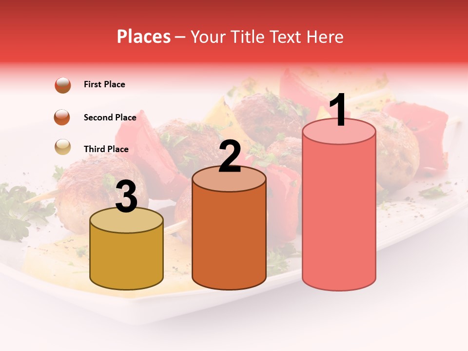 Shashlik Gyros Meatball PowerPoint Template