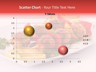 Shashlik Gyros Meatball PowerPoint Template