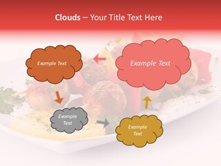 Shashlik Gyros Meatball PowerPoint Template