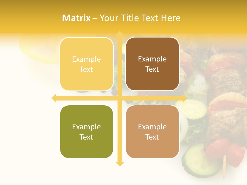 Vegetables Food Marinated PowerPoint Template