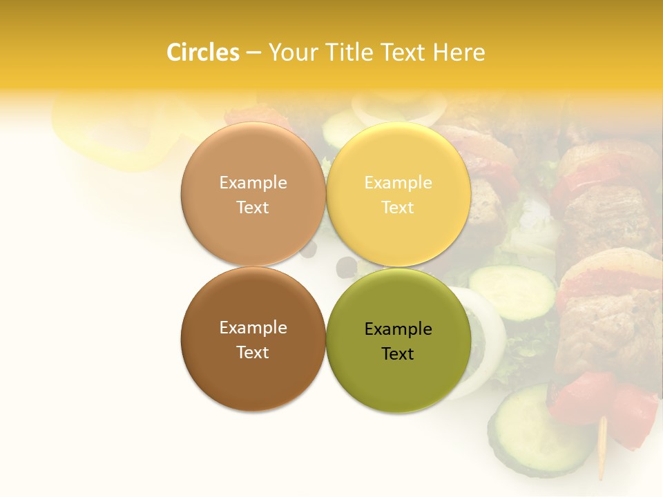 Vegetables Food Marinated PowerPoint Template