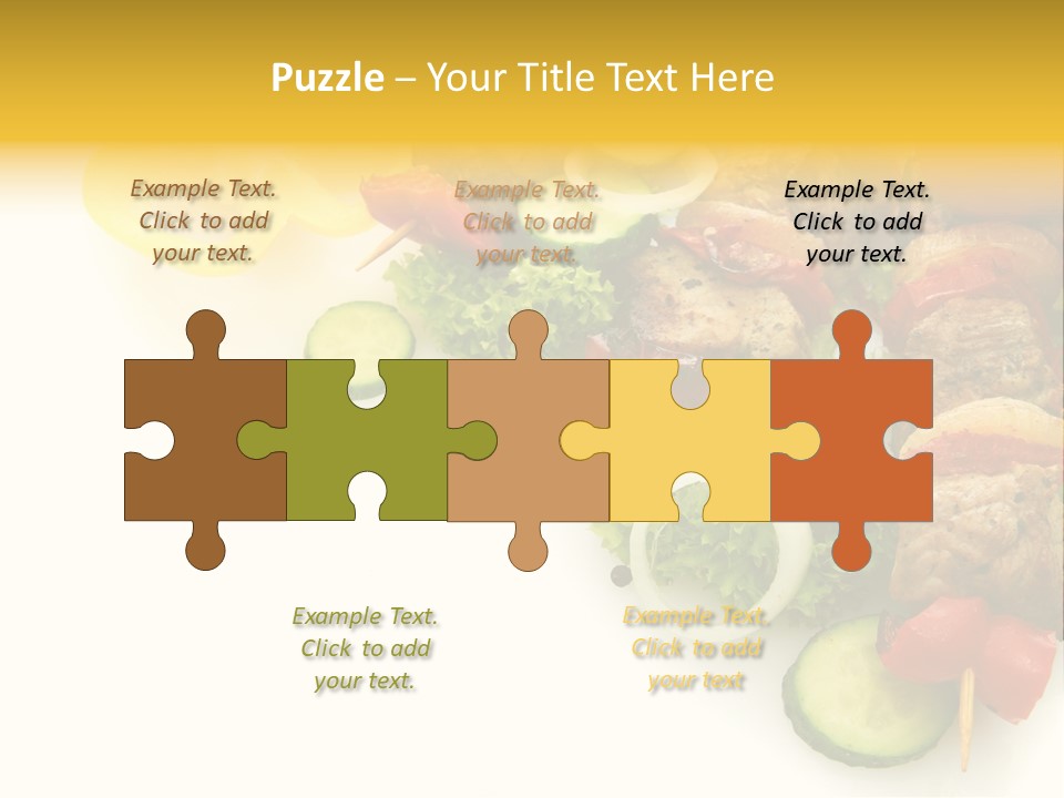 Vegetables Food Marinated PowerPoint Template