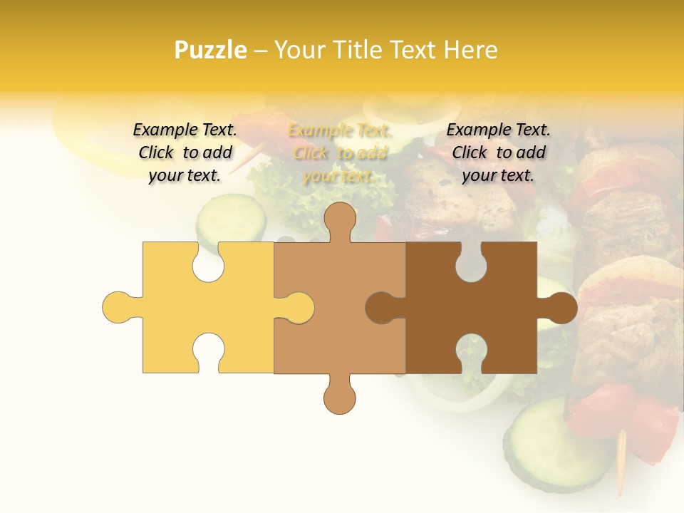 Vegetables Food Marinated PowerPoint Template