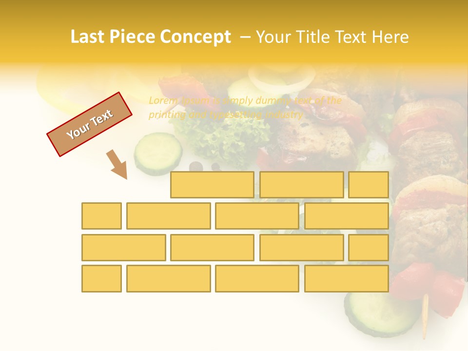 Vegetables Food Marinated PowerPoint Template