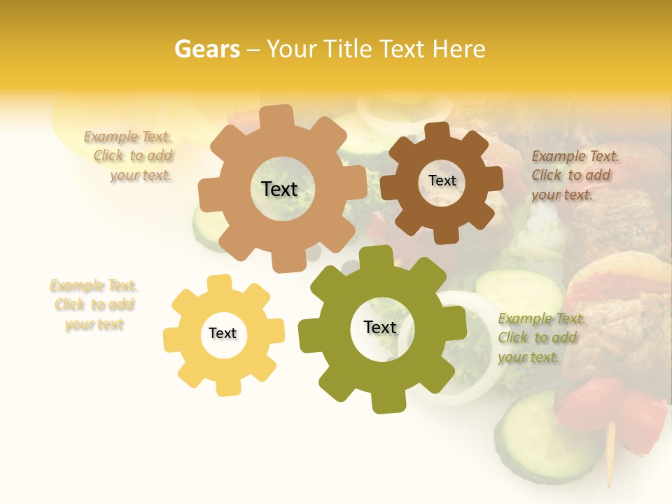 Vegetables Food Marinated PowerPoint Template