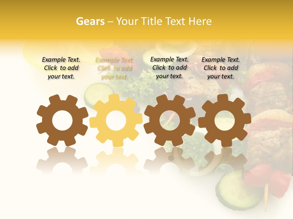 Vegetables Food Marinated PowerPoint Template