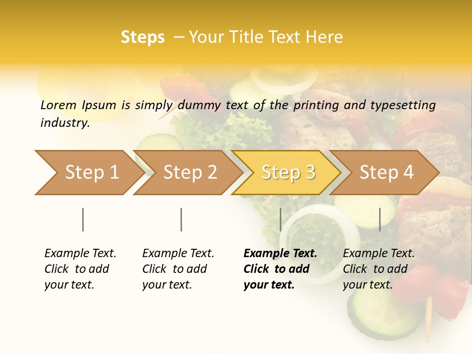 Vegetables Food Marinated PowerPoint Template