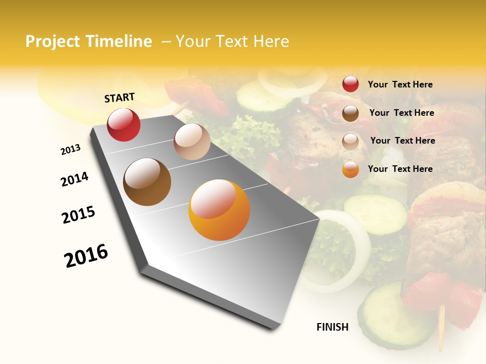 Vegetables Food Marinated PowerPoint Template