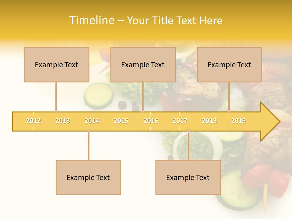 Vegetables Food Marinated PowerPoint Template