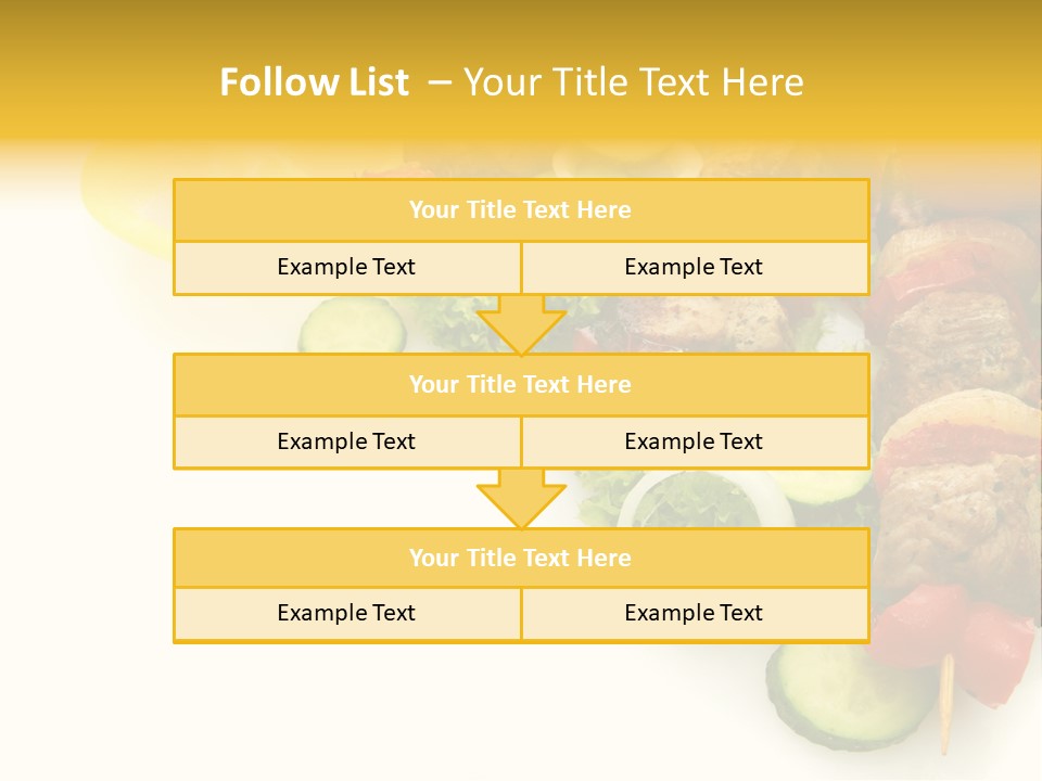 Vegetables Food Marinated PowerPoint Template