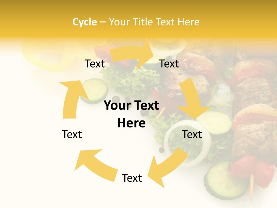 Vegetables Food Marinated PowerPoint Template