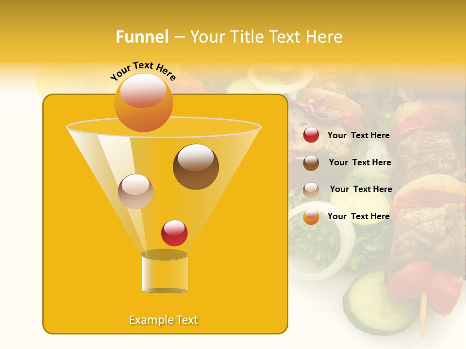 Vegetables Food Marinated PowerPoint Template