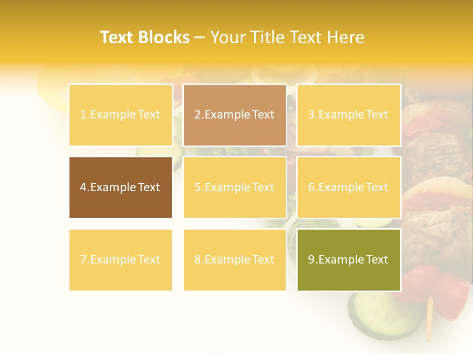 Vegetables Food Marinated PowerPoint Template