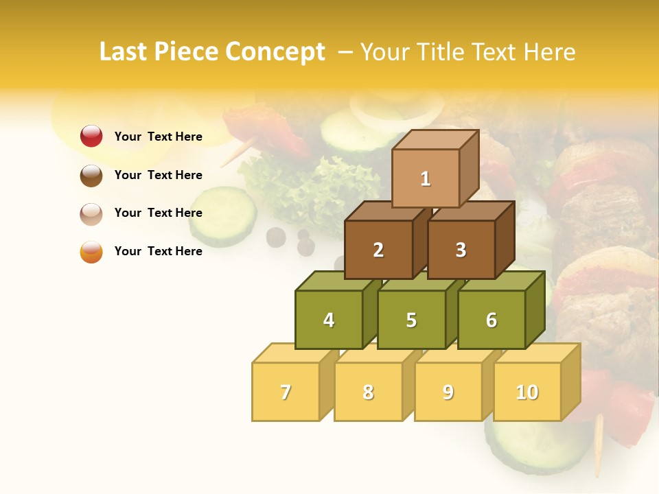 Vegetables Food Marinated PowerPoint Template