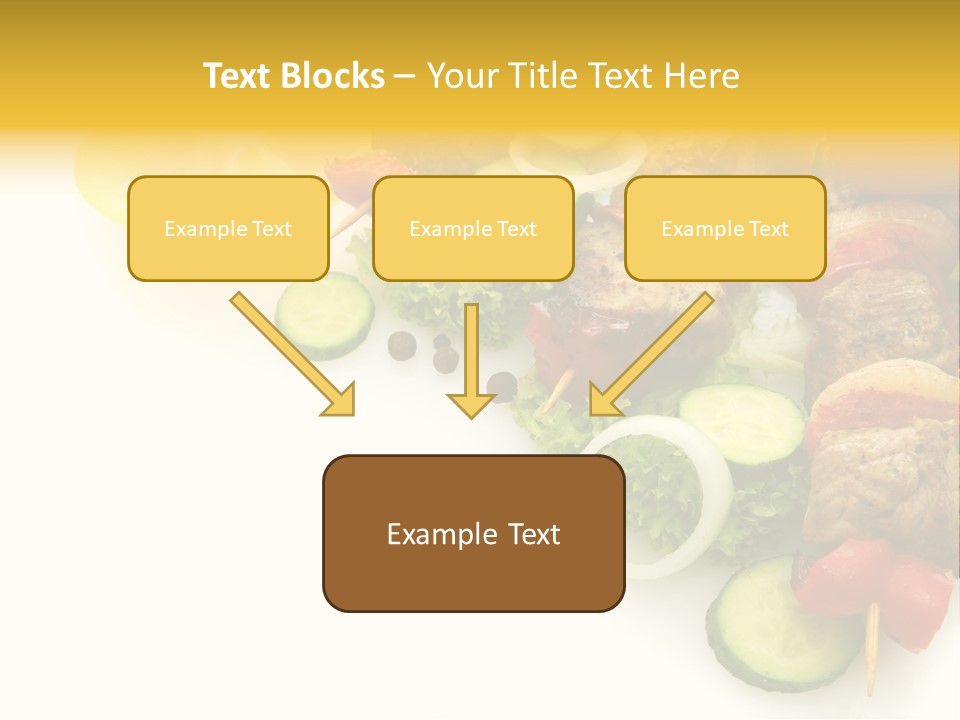 Vegetables Food Marinated PowerPoint Template