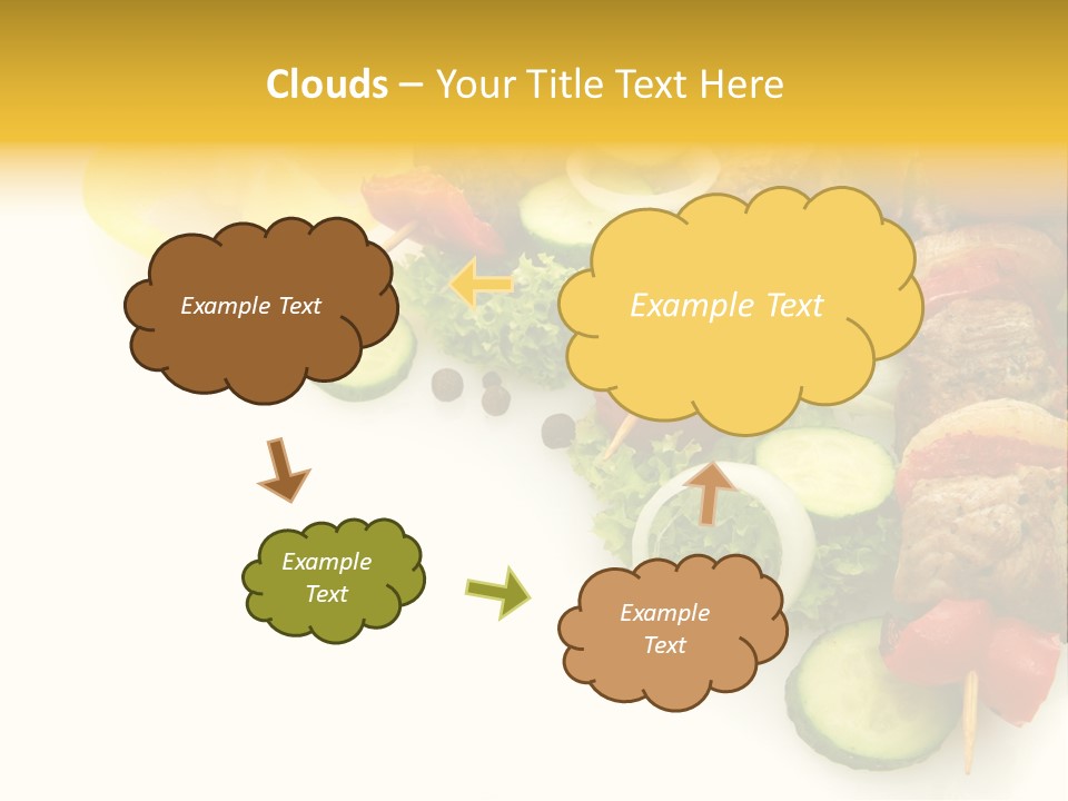 Vegetables Food Marinated PowerPoint Template