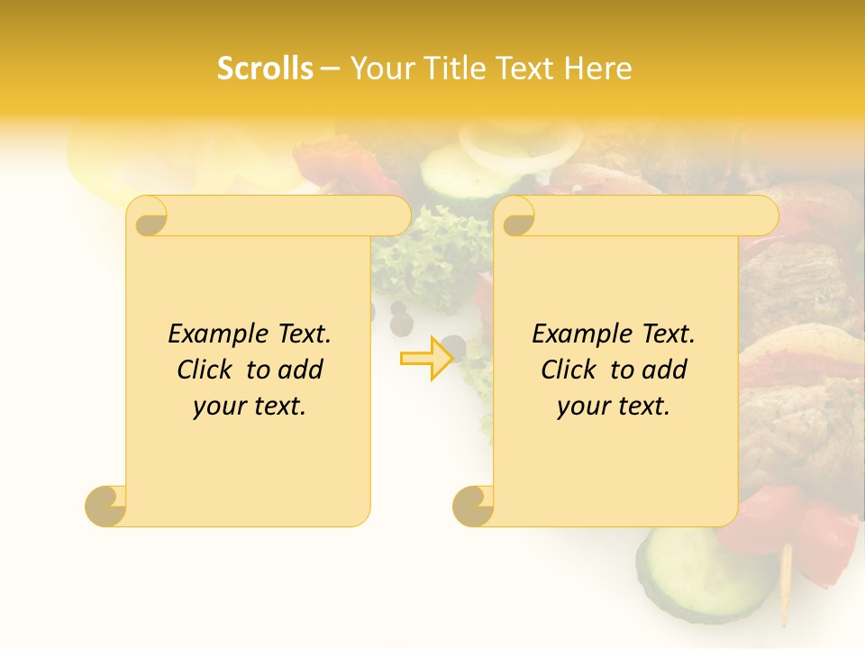 Vegetables Food Marinated PowerPoint Template