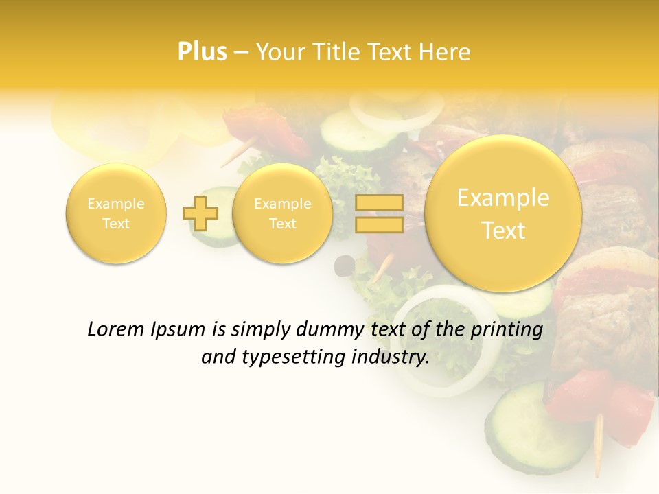 Vegetables Food Marinated PowerPoint Template