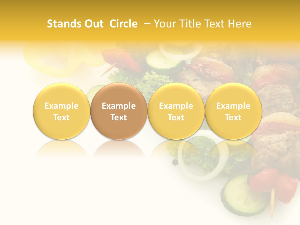 Vegetables Food Marinated PowerPoint Template