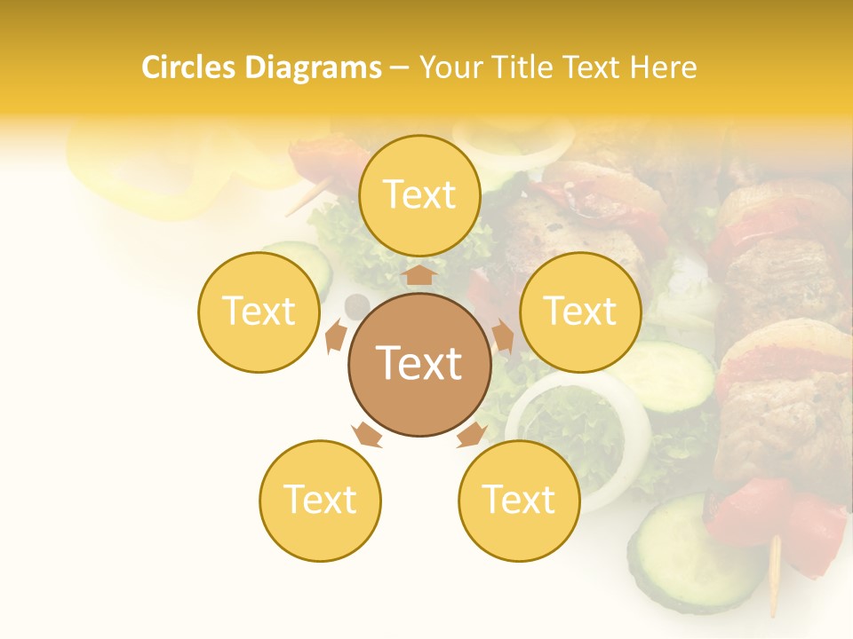 Vegetables Food Marinated PowerPoint Template