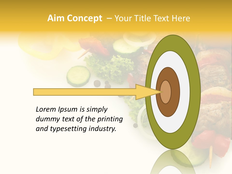 Vegetables Food Marinated PowerPoint Template